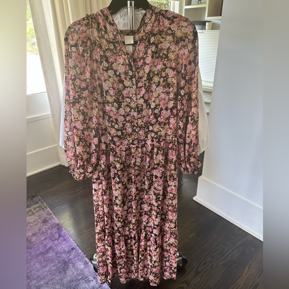 H&M floral maxi dress